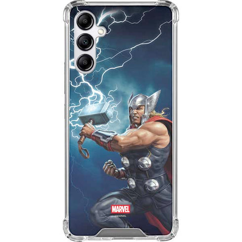 Marvel Thor Thor and Mjolnir Galaxy A15 5G Clear Case